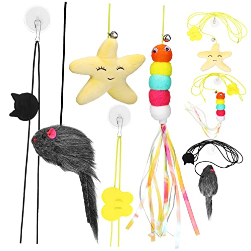 GANAZONO Schaukelspielzeug-Set 6-teilig Zum Aufhängen An Der Katzentür Interaktives Spielzeug Mit Glockenspiel Plüsch-katzenspielzeug Für Katzen GANAZONO Schaukelspielzeug-Set 6-teilig Zum Aufhängen An Der Katzentür Interaktives Spielzeug Mit Glockenspiel Plüsch-katzenspielzeug Für Katzen von GANAZONO