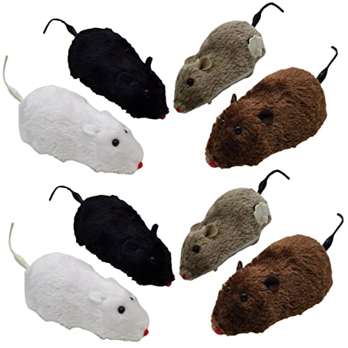 GANAZONO Clockwork Toys 8 Stück Aufziehmäuse Katzenspielzeug Interaktive Automatische Mäuse Für Katzen Bewegliches Katzenspielzeug Zufällige Farbe GANAZONO Clockwork Toys 8 Stück Aufziehmäuse Katzenspielzeug Interaktive Automatische Mäuse Für Katzen Bewegliches Katzenspielzeug Zufällige Farbe von GANAZONO