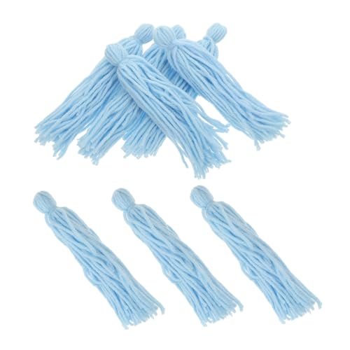 GANAZONO 8 Stück Teiliges Schwimmender Fischzucht Mop in Himmelblau Funktionaler Laichmopp für Aquarien Robustes Material Einfach zu Verwenden Versteck für Fischlaich Aquarium Zubehör von GANAZONO