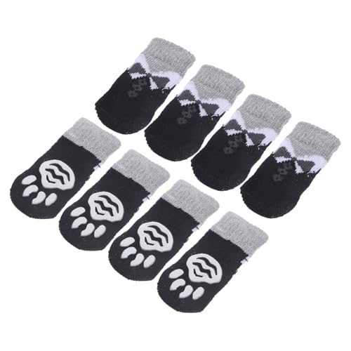 GANAZONO 8Stücke rutschfeste Haustiersocken für Katzen Pfotenschutz Atmungsaktive und Umweltfreundliche Fußbekleidung Drinnen und Draußen GANAZONO 8Stücke rutschfeste Haustiersocken für Katzen Pfotenschutz Atmungsaktive und Umweltfreundliche Fußbekleidung Drinnen und Draußen von GANAZONO