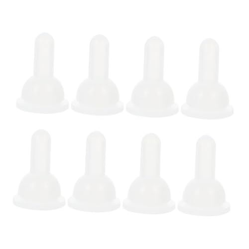 GANAZONO 8pcs Lamm Milch Trinken Kleine Schafe Stillende Futtermittel Brustwarze Lammmilch Wassergetränk Tier Pflegeflasche Ersatz Brustwarze Für Tierfutterflaschen Weiß von GANAZONO