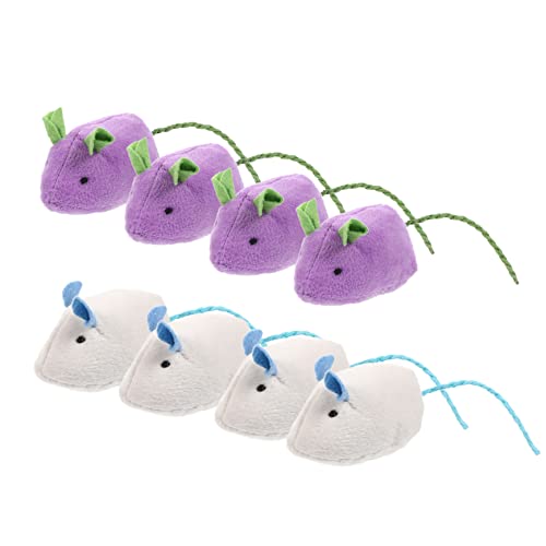 GANAZONO 8st Simulations- - Abs Katze, Zimmerkatzen Automatisch Katzenspielzeug Zauberstab Ausgestopfte Mäuse Katzenspielzeug Katzenminze- Haustier Bausatz Plüsch GANAZONO 8st Simulations- - Abs Katze, Zimmerkatzen Automatisch Katzenspielzeug Zauberstab Ausgestopfte Mäuse Katzenspielzeug Katzenminze- Haustier Bausatz Plüsch von GANAZONO