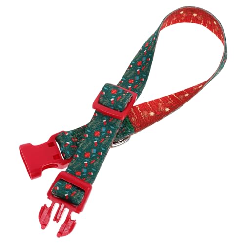 GANAZONO Charmantes Weihnachts-hundehalsband Im Cartoon-Stil Verstellbare Größe Für Haustier-Accessoire- von GANAZONO