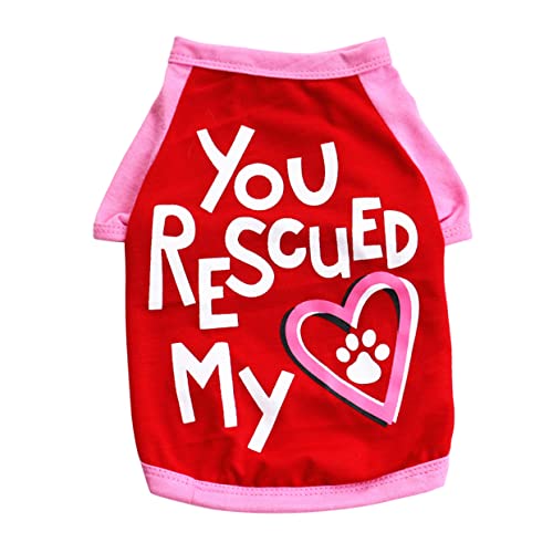 GANAZONO Coole Haustierkleidung hundepullover hundepulli hundekleider Haustierbekleidung Haustierkleidung Valentine Hosen für die hundeperiode Welpenspielzeug Dackel Haustier-Hund-Shirt rot GANAZONO Coole Haustierkleidung hundepullover hundepulli hundekleider Haustierbekleidung Haustierkleidung Valentine Hosen für die hundeperiode Welpenspielzeug Dackel Haustier-Hund-Shirt rot von GANAZONO