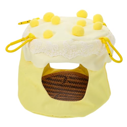 GANAZONO Dekoratives Vogelnest für Sommer Atmungsaktives Papageienbett mit Kühler Hängematte Robustes Sicheres Material für Wellensittiche Käfige und Vogelvolieren Einfache Installation GANAZONO Dekoratives Vogelnest für Sommer Atmungsaktives Papageienbett mit Kühler Hängematte Robustes Sicheres Material für Wellensittiche Käfige und Vogelvolieren Einfache Installation von GANAZONO