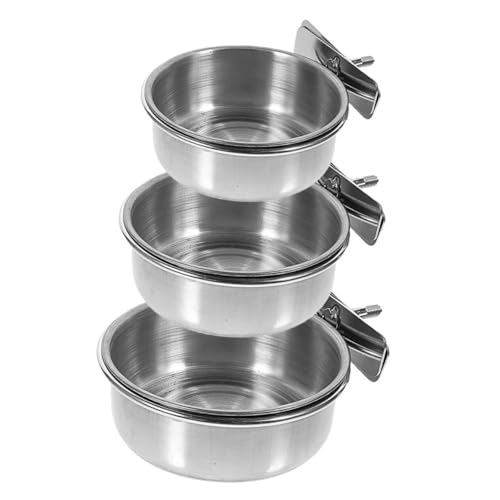 GANAZONO Edelstahl Vogel Futterschalen Und Wasserbecher Robuste Futternäpfe Für Papageien Chinchillas Und Andere Kleintiere Futter Und Wasserversorgung Im Vogelkäfig GANAZONO Edelstahl Vogel Futterschalen Und Wasserbecher Robuste Futternäpfe Für Papageien Chinchillas Und Andere Kleintiere Futter Und Wasserversorgung Im Vogelkäfig von GANAZONO