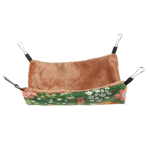 GANAZONO Doppellagige Hängematte Für Kleintiere Bequeme Und Warme Hängematte Für Meerschweinchen Hamster Eichhörnchen Zum Schlafen Und Spielen Groß Blau von GANAZONO