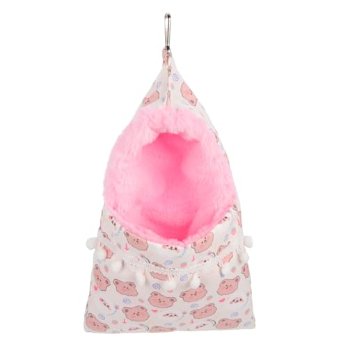 GANAZONO Hängematte für Kleintiere Gemütlicher Schlafsack für Meerschweinchen Hamster und Ratten aus Hochwertigem Weichem Material für und Spiel für Käfige Versteck von GANAZONO