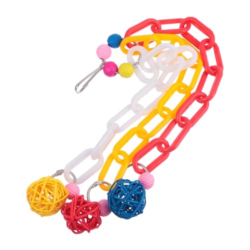 GANAZONO Papageien Kauspielzeug Aus Kunststoff Hängende Kette Für Vögel Molar-Spielzeug Für Wellensittiche Und Nymphensittiche Für Spiel Und Bewegung Im Käfig Einfache Installation GANAZONO Papageien Kauspielzeug Aus Kunststoff Hängende Kette Für Vögel Molar-Spielzeug Für Wellensittiche Und Nymphensittiche Für Spiel Und Bewegung Im Käfig Einfache Installation von GANAZONO