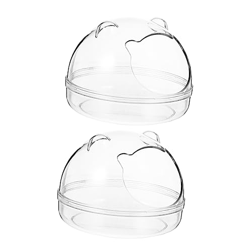 GANAZONO Hamster Badeboxen Transparente Badewanne Für Kleine Haustiere Sichtbarer Hamsterbehälter Für Pflege Und Hygiene Im Käfig GANAZONO Hamster Badeboxen Transparente Badewanne Für Kleine Haustiere Sichtbarer Hamsterbehälter Für Pflege Und Hygiene Im Käfig von GANAZONO