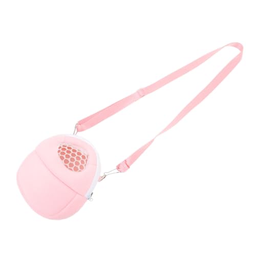 GANAZONO Hamster Baumwollnest Hamsterträger Beutel Für Zuckergleiter Teetassen-hundetransporter Sugar Glider Bonding Pouch Tragetasche Hundetransporter Für Motorräder Igelträger Rosa Samt von GANAZONO