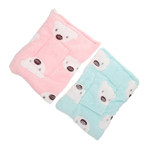 GANAZONO 2stücke Chinchilla Schlafpad Warmes Nestkissen Für Hamster Meerschweinchen Und Ähnliches Kleintier Komfortable Und Leichte Schlafunterlage Für Winter von GANAZONO