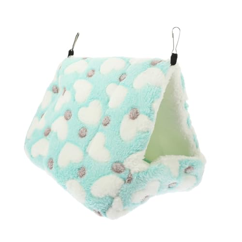 GANAZONO Hamster Hängematte Kaninchen Ruhebett Kleines Haustiernest Hamsterbett Warmes Hamsterbett Hamster Schlafbetten Hamster Schlafkissen Hamster Warmbett Baumwolle von GANAZONO