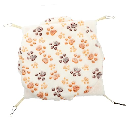GANAZONO Hamster Hängematte für Kleine Haustiere Warmes Schlafnest aus Weichem Dreilagigem für Hamster Ratten und Andere Kleintiere Winter von GANAZONO