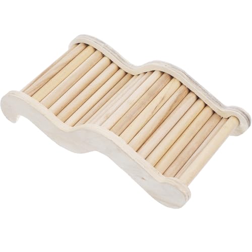 GANAZONO Hamster Kletterleiter aus Holz Sicheres Spielzeug für Hamster Chinchillas und Kleine Nager Robust Geruchsneutral für Käfigdekoration GANAZONO Hamster Kletterleiter aus Holz Sicheres Spielzeug für Hamster Chinchillas und Kleine Nager Robust Geruchsneutral für Käfigdekoration von GANAZONO