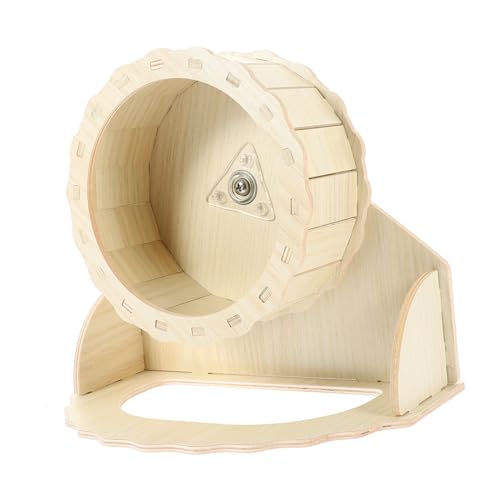 GANAZONO Hamster Laufrad mit Halterung Holz Hamsterrad Leise rutschfest Kleintier Laufrad für Hamster Eichhörnchen Igel Geräuscharm Sicher für Nachtaktive Haustiere GANAZONO Hamster Laufrad mit Halterung Holz Hamsterrad Leise rutschfest Kleintier Laufrad für Hamster Eichhörnchen Igel Geräuscharm Sicher für Nachtaktive Haustiere von GANAZONO