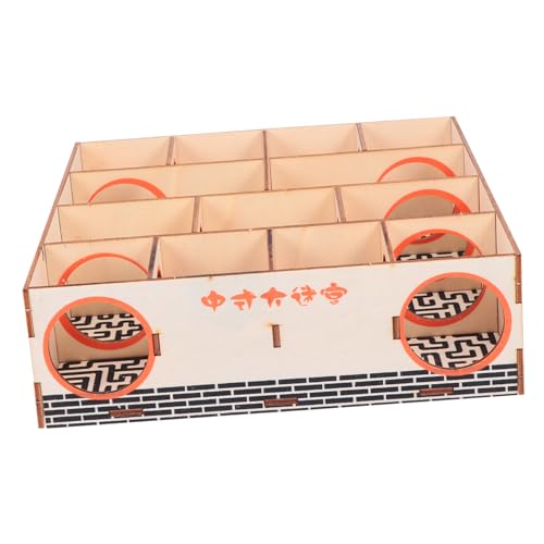 GANAZONO Hamster- Pfoten Tunnel Für Kleine Tierröhren Eichhörnchen Hundespielzeug Für Hamster Kette Hamsterspiel Liner Natürlicher Hamster Mäusekäfig Hängematten Haustier Hölzern von GANAZONO