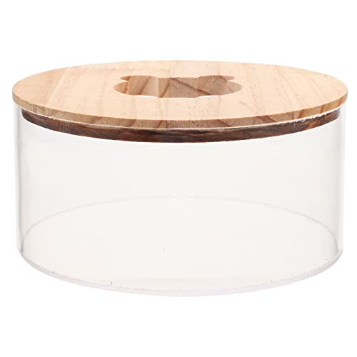 GANAZONO Hamster Sandbad Box für Kleine Haustiere Transparente Hamster Toilette mit Holzdeckel Badezimmer für Hamster und Chinchillas Langlebig und Vielseitig Einsetzbar GANAZONO Hamster Sandbad Box für Kleine Haustiere Transparente Hamster Toilette mit Holzdeckel Badezimmer für Hamster und Chinchillas Langlebig und Vielseitig Einsetzbar von GANAZONO