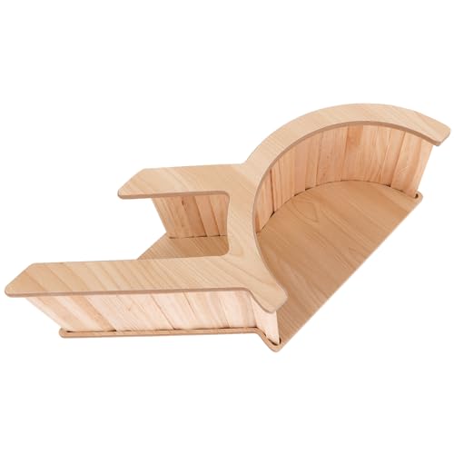 GANAZONO Hamster Tunnelspielzeug aus Holz Versteck und Accessoire für Hamsterkäfige Robust und Langlebig Fördert Körperliche Aktivität und Bietet Sichere Rückzugsorte für Haustiere von GANAZONO
