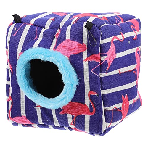 GANAZONO Hamster Warm Nest aus Baumwolle Gemütliches Schlafhaus für Kleintiere Wie Meerschweinchen und Igel Verstecken und Entspannen Tragbar und Langlebig mit Haken Aufhängen GANAZONO Hamster Warm Nest aus Baumwolle Gemütliches Schlafhaus für Kleintiere Wie Meerschweinchen und Igel Verstecken und Entspannen Tragbar und Langlebig mit Haken Aufhängen von GANAZONO