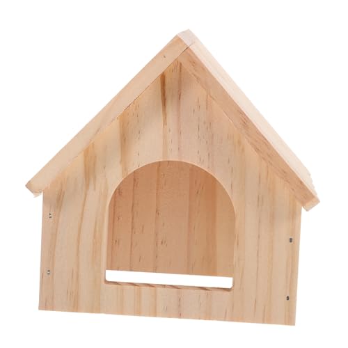 GANAZONO Hamsterhaus aus Naturholz mit Futterplattform Versteck und Spielhaus für Meerschweinchen und Eichhörnchen Gemütliches Kleintierhaus Zubehör für Hamsterkäfig und Nagerversteck GANAZONO Hamsterhaus aus Naturholz mit Futterplattform Versteck und Spielhaus für Meerschweinchen und Eichhörnchen Gemütliches Kleintierhaus Zubehör für Hamsterkäfig und Nagerversteck von GANAZONO