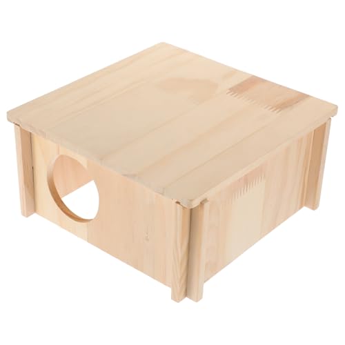 GANAZONO Hamsterversteck aus Natürlichem Holz Mehrstöckiges Nagerhaus für Meerschweinchen Privater Rückzugsort Langlebig und Sicher als Dekoratives Versteck und Schlafplatz für Kleine GANAZONO Hamsterversteck aus Natürlichem Holz Mehrstöckiges Nagerhaus für Meerschweinchen Privater Rückzugsort Langlebig und Sicher als Dekoratives Versteck und Schlafplatz für Kleine von GANAZONO