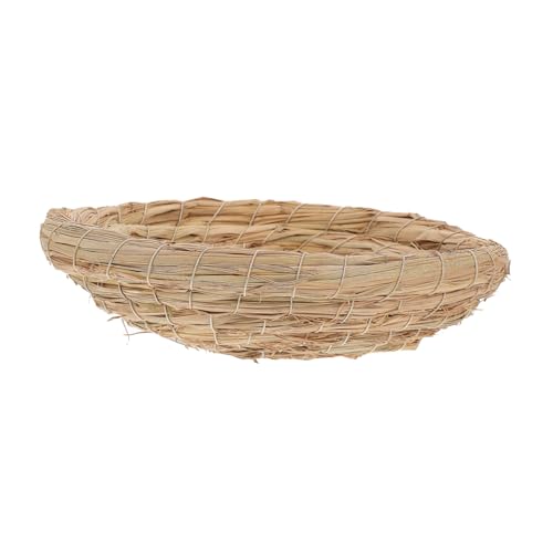 GANAZONO Handgewebtes Strohvogelnest für Papageien Nymphensittiche Kanarienvögel und Kleintiere Hochwertiges Naturstroh Schlaf und Brutplatz für Haustiere GANAZONO Handgewebtes Strohvogelnest für Papageien Nymphensittiche Kanarienvögel und Kleintiere Hochwertiges Naturstroh Schlaf und Brutplatz für Haustiere von GANAZONO