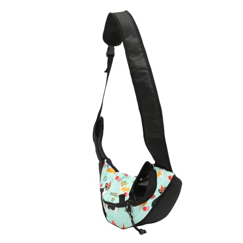 GANAZONO Hundetragetasche Aus Atmungsaktivem Material Verstellbare Schultergurte Für Reisen Und Outdoor-aktivitäten Geeignet Für Kleine Hunde Und Welpen Format von GANAZONO