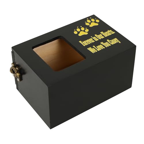 GANAZONO Haustier-aschenbox Holz Haustier-Asche-sarg Gedenkurne Für Hunde Katzen Haustier-Asche von GANAZONO