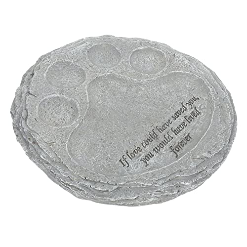 GANAZONO Haustier Grabstein aus Harz Kreative Gedenktafel für Hunde Personalisierbar Witterungsbeständig für Garten und Innenbereich Steinfarbe GANAZONO Haustier Grabstein aus Harz Kreative Gedenktafel für Hunde Personalisierbar Witterungsbeständig für Garten und Innenbereich Steinfarbe von GANAZONO
