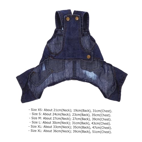 GANAZONO Hundekleidung Für Kleine Hunde Haustierweste Aus Jeansmaterial Denim-hundeweste Bequeme Haustierkleidung Für Und Outdoor-aktivitäten Knopfverschluss-Design Für Einfache GANAZONO Hundekleidung Für Kleine Hunde Haustierweste Aus Jeansmaterial Denim-hundeweste Bequeme Haustierkleidung Für Und Outdoor-aktivitäten Knopfverschluss-Design Für Einfache von GANAZONO