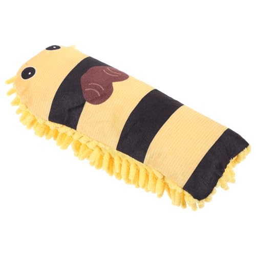 GANAZONO Hundespielzeug Plüsch Biene Für Kleine Hunde Kauspielzeug Zur Zahnpflege Cartoon Design Waschbar Sicheres Haustier-zubehör Für Welpen Und Kleine Rassen von GANAZONO