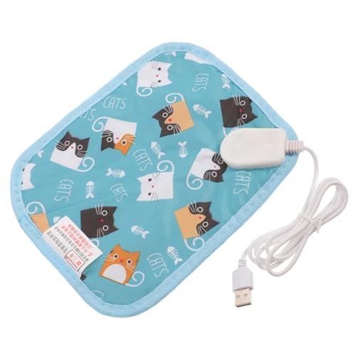 GANAZONO Heizkissen Für Reptilien Hund Kühlmatte PIPI-Pads Für Hunde Aquarium Hunde-PIPI-pad Käfige Liner Heizung Rennmaus Windel Rattenspielzeug Für Hausratten Polyester Sky-Blue von GANAZONO