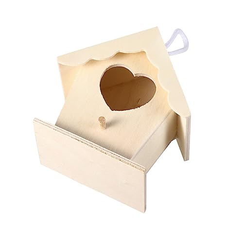 GANAZONO Holz Vogelhaus Kreatives Hängendes im Hausdesign für Kanarienvögel Papageien und Kleine Perfektes für Vogel Dekorativer Wohnort GANAZONO Holz Vogelhaus Kreatives Hängendes im Hausdesign für Kanarienvögel Papageien und Kleine Perfektes für Vogel Dekorativer Wohnort von GANAZONO