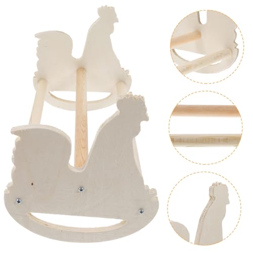 GANAZONO Hühnerständer aus Holz mit Stabilem Sockel Kippsicherer Sitzstange für Geflügel und Papageien Witterungsbeständiger Hühner roosting bar Natürliches Holzspielzeug für Hühnerstall GANAZONO Hühnerständer aus Holz mit Stabilem Sockel Kippsicherer Sitzstange für Geflügel und Papageien Witterungsbeständiger Hühner roosting bar Natürliches Holzspielzeug für Hühnerstall von GANAZONO