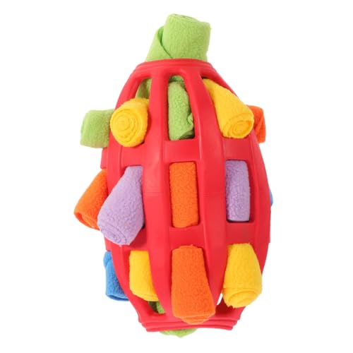 GANAZONO Hundefutterspender Schnüffelball Vlies gießen Kauer Interactive Dog Toys Dog chew Toy Welpenspielzeug gegen Langeweile und anregend Leckerli-Spender- für Hunde Polarfleece von GANAZONO
