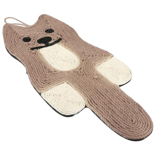 GANAZONO Katzenförmige Sisal Schleifmatte Für Katzen Hängendes Kratzpad Aus Sisal Katzenzubehör Für Krallenpflege Und Möbel Und Wand Schutz GANAZONO Katzenförmige Sisal Schleifmatte Für Katzen Hängendes Kratzpad Aus Sisal Katzenzubehör Für Krallenpflege Und Möbel Und Wand Schutz von GANAZONO