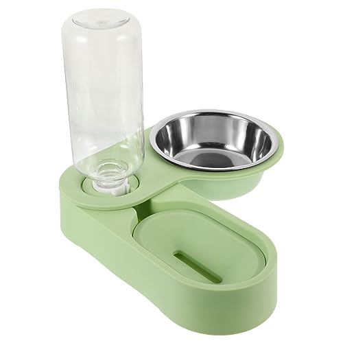 GANAZONO Katzenfutterschale Set mit Automatischem Wasserspender Verstellbare Futterschüssel für Katzen zu Reinigen rutschfeste Unterlage für Tägliche Fütterung GANAZONO Katzenfutterschale Set mit Automatischem Wasserspender Verstellbare Futterschüssel für Katzen zu Reinigen rutschfeste Unterlage für Tägliche Fütterung von GANAZONO