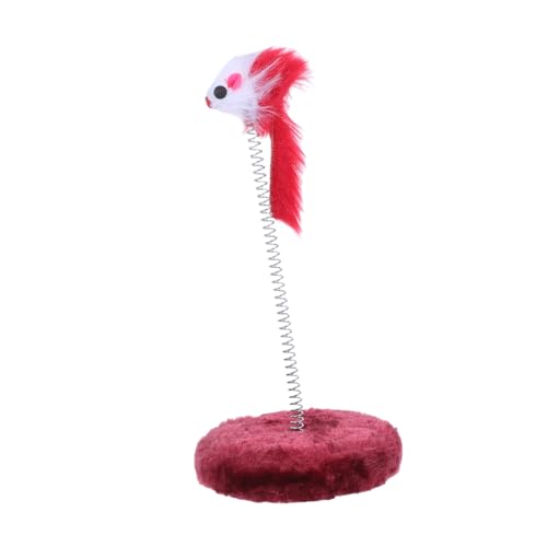 GANAZONO Katzenspielzeug Kitten Stick Ersatz Kätzchen Kätzchen Neckendes Katze Beißende Klein Katze Katzen-Teaser- Plüsch Rot GANAZONO Katzenspielzeug Kitten Stick Ersatz Kätzchen Kätzchen Neckendes Katze Beißende Klein Katze Katzen-Teaser- Plüsch Rot von GANAZONO