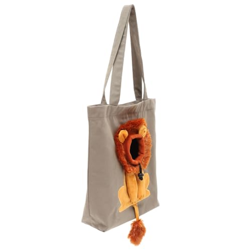 GANAZONO Kleine Leichte Sling Tasche für Katzen und Kleine Hunde Atmungsaktive Canvas Tragetasche mit Verstellbarem Kordelzug Bequeme Einzelschulter trage für Outdoor und Reisen Dunkelgrau GANAZONO Kleine Leichte Sling Tasche für Katzen und Kleine Hunde Atmungsaktive Canvas Tragetasche mit Verstellbarem Kordelzug Bequeme Einzelschulter trage für Outdoor und Reisen Dunkelgrau von GANAZONO