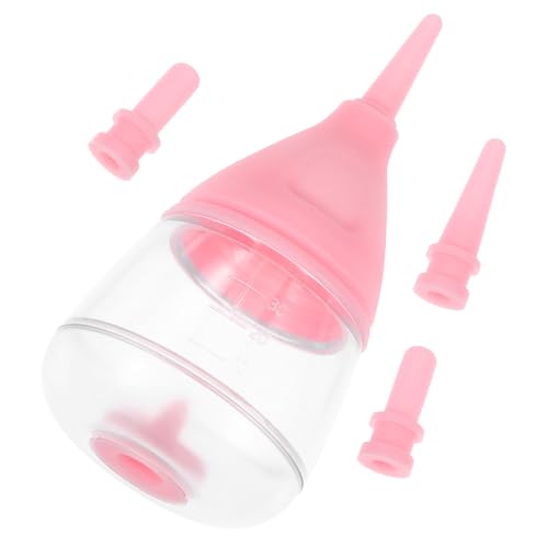 GANAZONO Kleine Tier Stillflasche aus Futterspender für Welpen und Kätzchen für Neugeborene Präzise Fütterungskontrolle Leichte und Langlebige Milchflasche Tragbar von GANAZONO