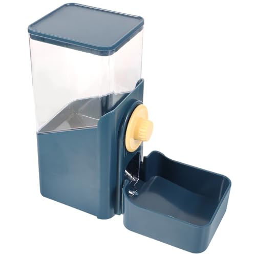 GANAZONO Kleiner Automatischer Futterspender für Hamster und Igel Hängender Futterautomat aus Bruchfestem Material Leicht zu Reinigen Futterergänzung für Kleintiere Tiefseeblau von GANAZONO