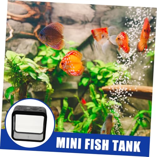 GANAZONO Kleines Aquarium mit LED Licht Abnehmbar für Kampffische und Hydroponik Dekorative Ökologische Landschaft DIY Micro Landschaft Sicherer Zuchtbehälter für Zuhause und Büro GANAZONO Kleines Aquarium mit LED Licht Abnehmbar für Kampffische und Hydroponik Dekorative Ökologische Landschaft DIY Micro Landschaft Sicherer Zuchtbehälter für Zuhause und Büro von GANAZONO