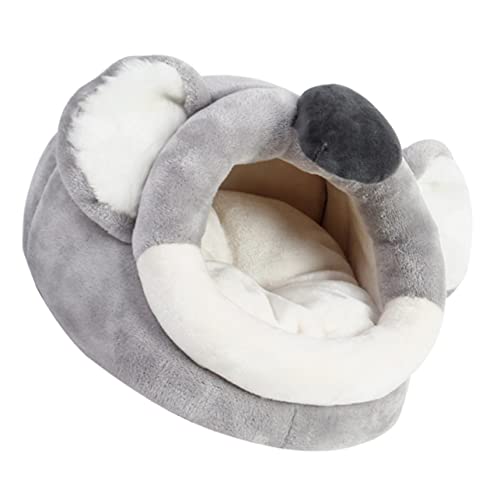 GANAZONO Kleines Haustier Nest aus Warmes Bett für Hamster und Kleintiere Cartoon Design für Winterruhe von GANAZONO