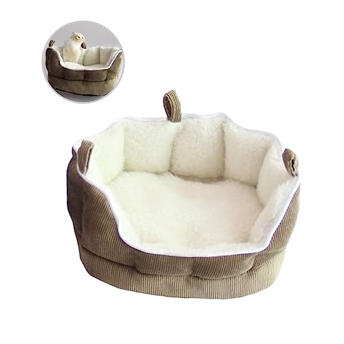 GANAZONO Kaffeefarbenes Haustierbett Für Kleine Nager Kuschelhöhle Für Frettchen Meerschweinchen Kaninchen Und Hamster Mit Leicht Zugänglichem Reißverschluss Gemütliches Und Warmes Schlafne GANAZONO Kaffeefarbenes Haustierbett Für Kleine Nager Kuschelhöhle Für Frettchen Meerschweinchen Kaninchen Und Hamster Mit Leicht Zugänglichem Reißverschluss Gemütliches Und Warmes Schlafne von GANAZONO