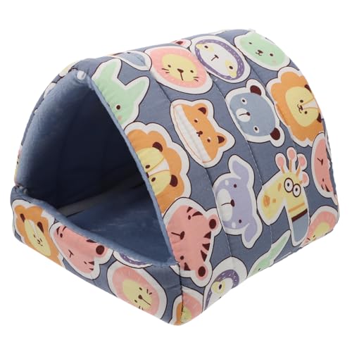 GANAZONO Kleintier Kuschelnest Winter Warmes Hamsterhaus Atmungsaktiv Kleines Haustierbett für Kaninchen Meerschweinchen und Zwerghamster Weich und Sicher GANAZONO Kleintier Kuschelnest Winter Warmes Hamsterhaus Atmungsaktiv Kleines Haustierbett für Kaninchen Meerschweinchen und Zwerghamster Weich und Sicher von GANAZONO
