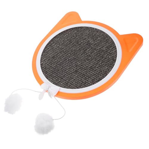 GANAZONO Kratzbrett Katze Katzenkratzmatte aus Sisal mit Spiel Schlafplatz Kratzfestes Kratzpad für Wohnungskatzen zur Möbel Sofaschoner Fördert Gesunde Kratzgewohnheiten Zufällige Farbe von GANAZONO