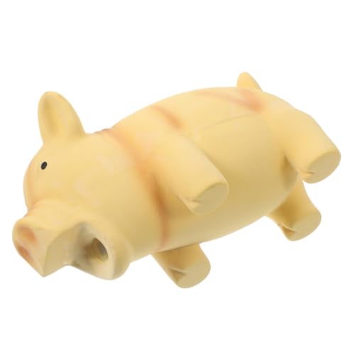 GANAZONO Latex Schwein Spielzeug Für Hunde Interaktives Langlebiges Und Quietschendes Kauspielzeug Für Zahnpflege Und Beschäftigung Sicher Für Welpen Und Kleine Hunde von GANAZONO