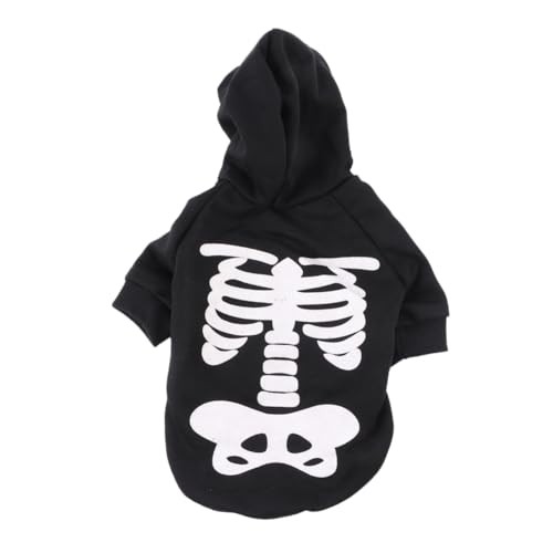 GANAZONO Leuchtendes Schädelkleid Skelett-Hundekleidung UPS hundekleidung mittel Haustier klein Kostüm für Hund Hundekostüme Halloween Halloween-Skelett-Hundekostüme Baumwolle Schwarz GANAZONO Leuchtendes Schädelkleid Skelett-Hundekleidung UPS hundekleidung mittel Haustier klein Kostüm für Hund Hundekostüme Halloween Halloween-Skelett-Hundekostüme Baumwolle Schwarz von GANAZONO