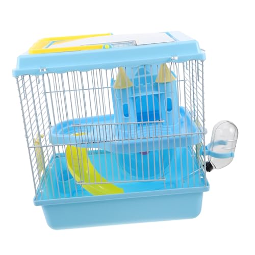 GANAZONO Luxuriöser Hamsterkäfig mit Rutschbahn und Laufrad Inklusive Wasserflasche und Futternapf Geräumiges Nagetier-Habitat für Zwerghamster und Rennmäuse Hygienisch und Einfach zu GANAZONO Luxuriöser Hamsterkäfig mit Rutschbahn und Laufrad Inklusive Wasserflasche und Futternapf Geräumiges Nagetier-Habitat für Zwerghamster und Rennmäuse Hygienisch und Einfach zu von GANAZONO